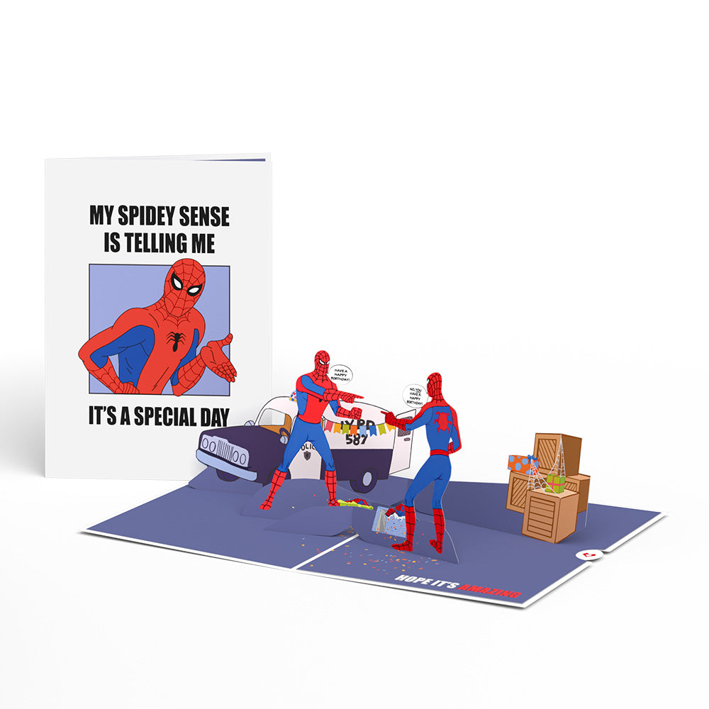 Marvel Spider-Man Spidey Sense Birthday Pop-Up Card