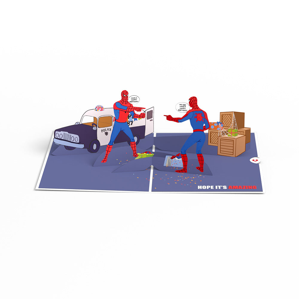 Marvel Spider-Man Spidey Sense Birthday Pop-Up Card