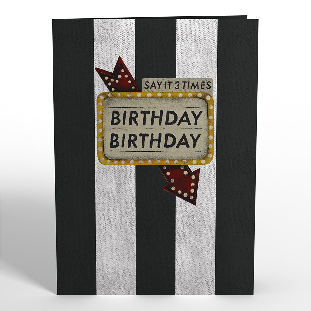 Beetlejuice Birthday! Birthday! Birthday! Pop-Up Card