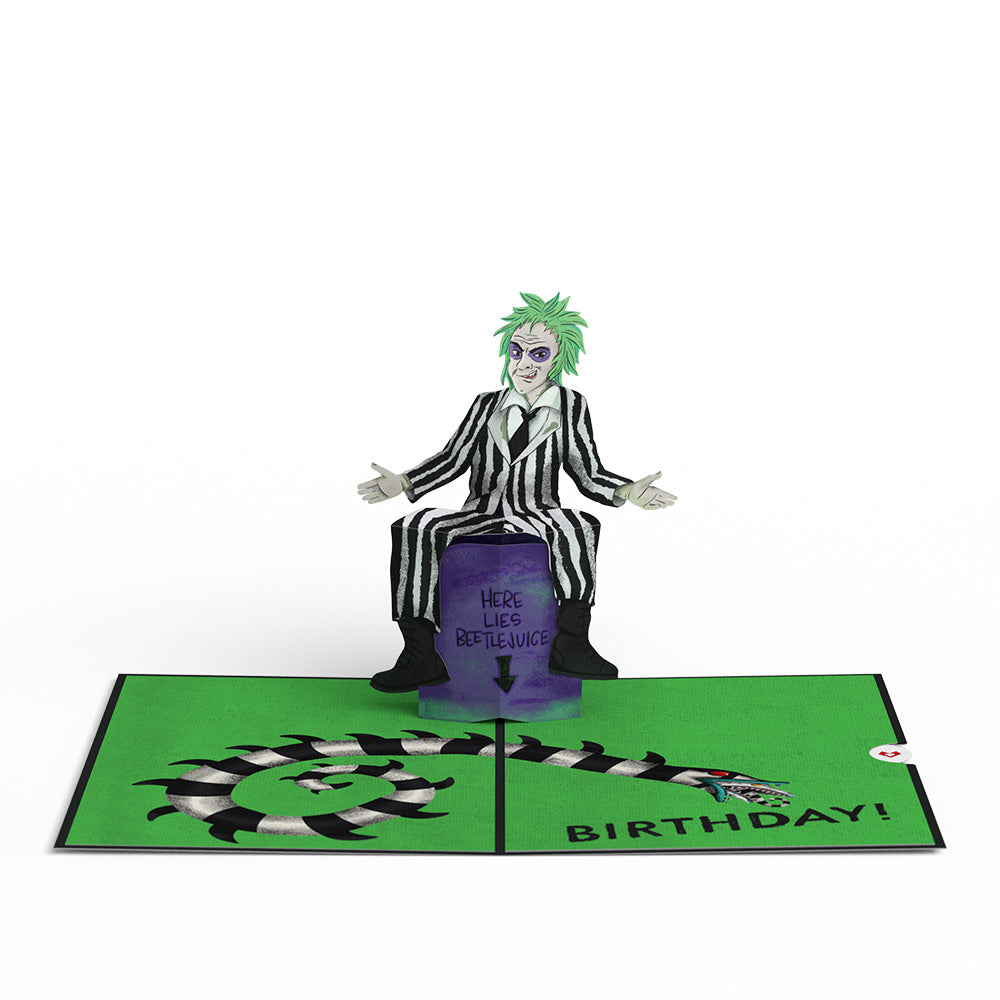 Beetlejuice Birthday! Birthday! Birthday! Pop-Up Card