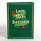 The Wizard of Oz Lions & Tigers & Birthdays Pop-Up Card