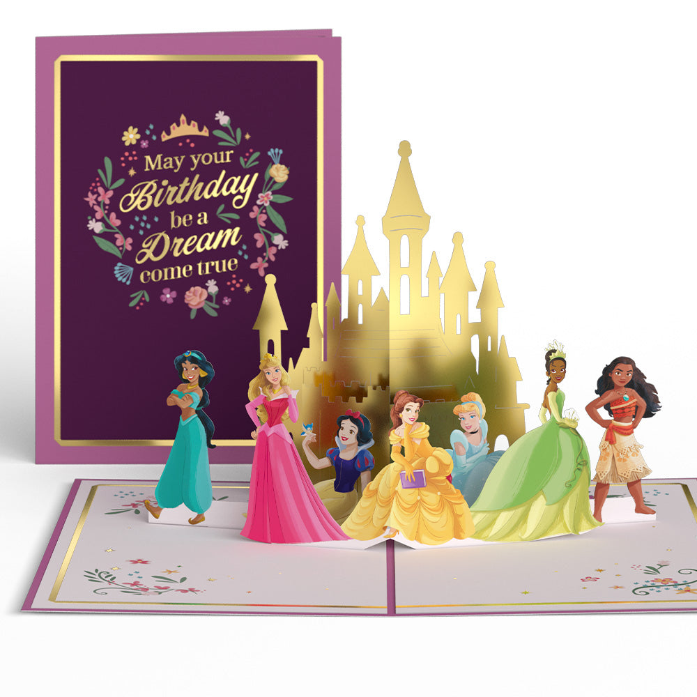 Disney Princess Birthday Dreams Come True Pop-Up Card