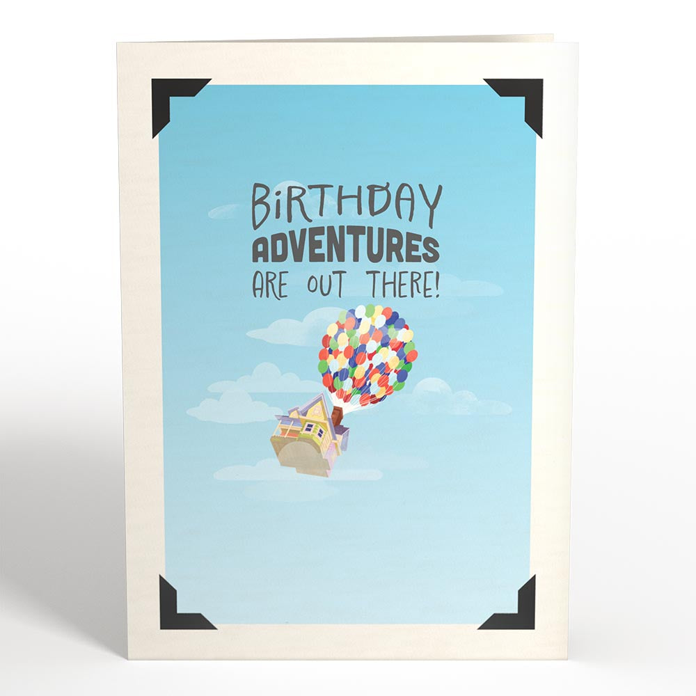 Disney and Pixar Up Birthday Adventures Pop-Up Card
