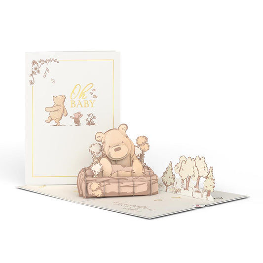 Disney's Winnie the Pooh New Baby Pop-Up Card