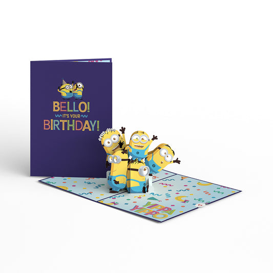 Minions Bello Birthday! Pop-Up Card