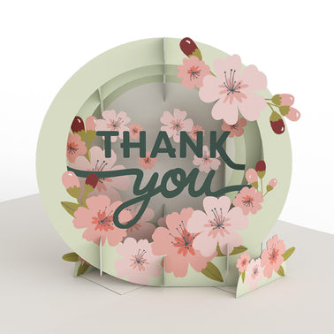 Cherry Blossom Thank You Box Set (12-Pack): Paperpop® Card