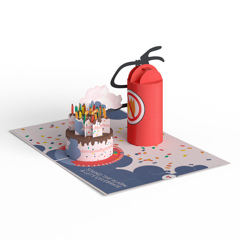 Holy Smokes You're Old Birthday Pop-Up Card
