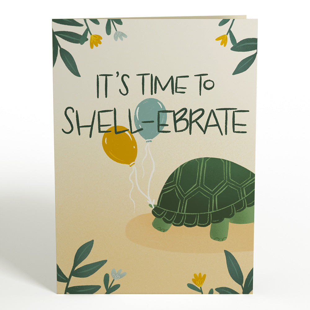 Shell-ebrate Birthday Turtle Pop-Up Card