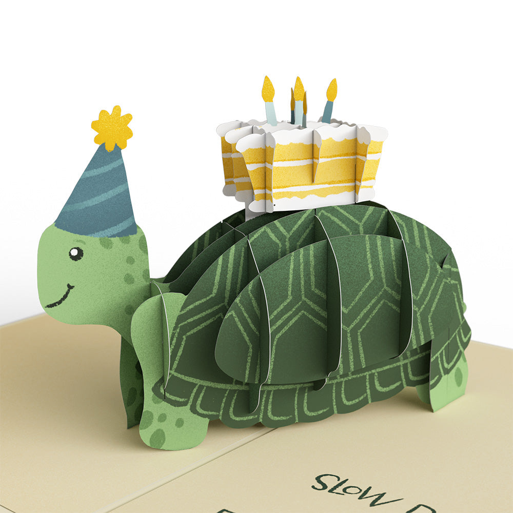 Shell-ebrate Birthday Turtle Pop-Up Card