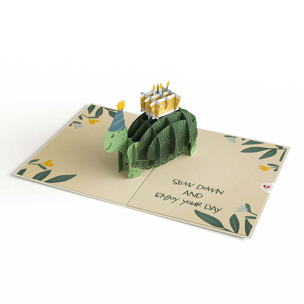 Shell-ebrate Birthday Turtle Pop-Up Card