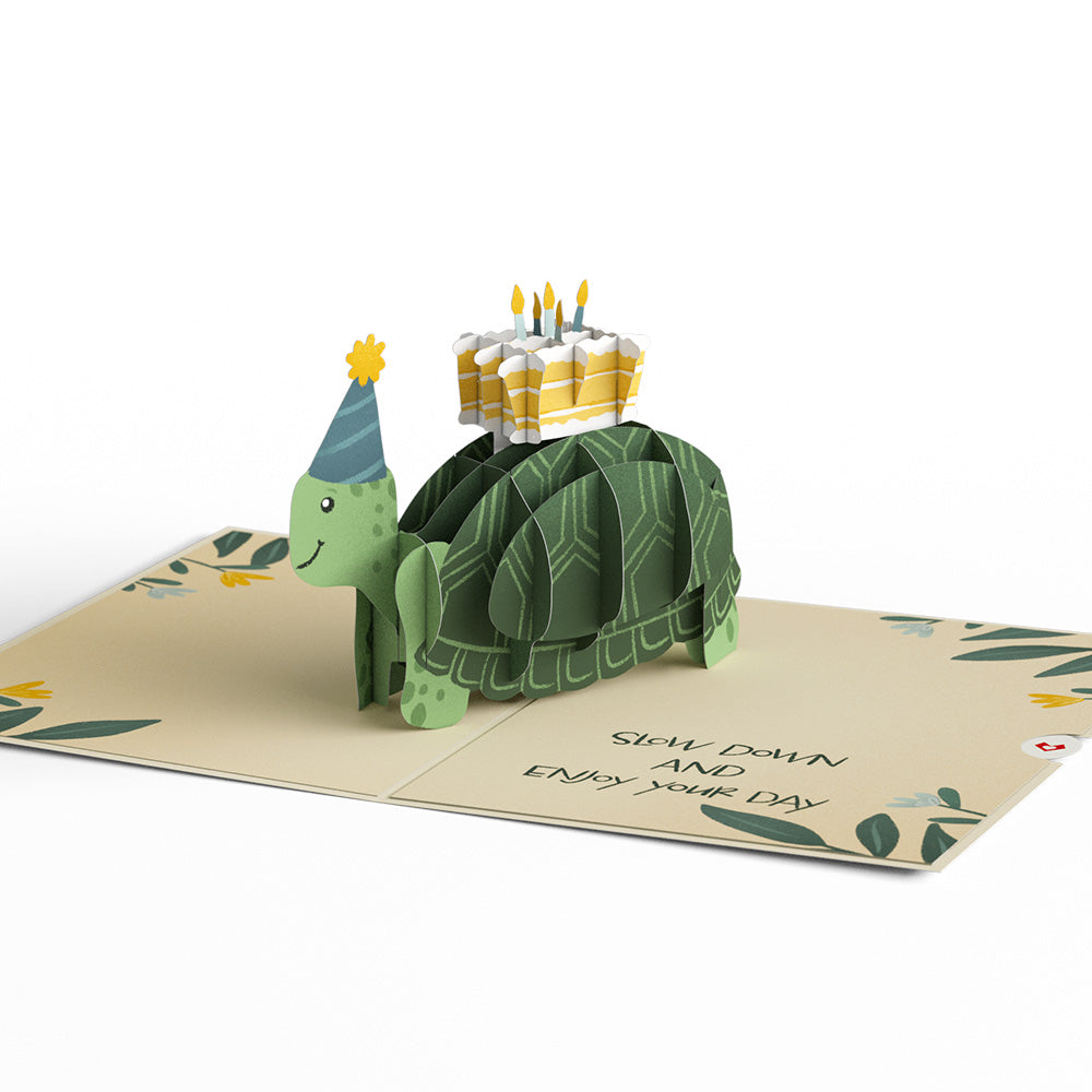 Shell-ebrate Birthday Turtle Pop-Up Card