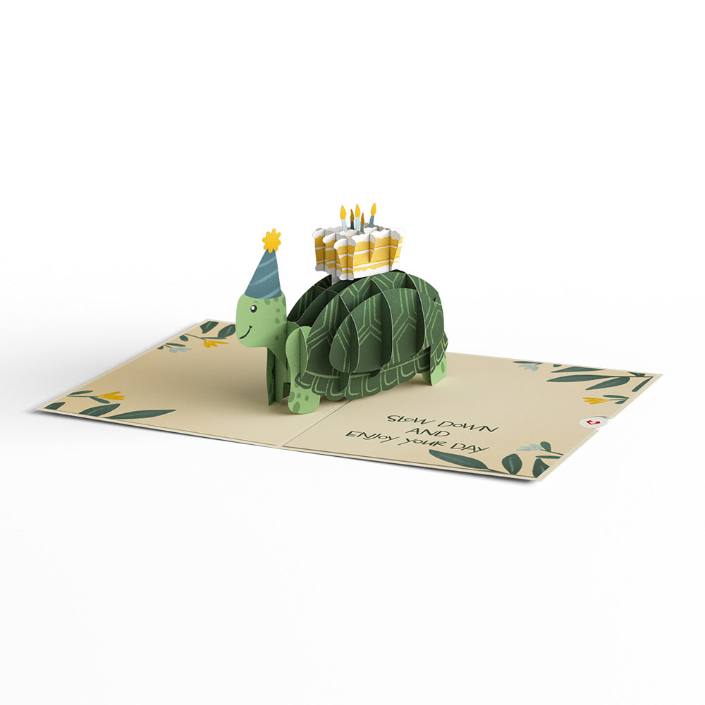 Shell-ebrate Birthday Turtle Pop-Up Card