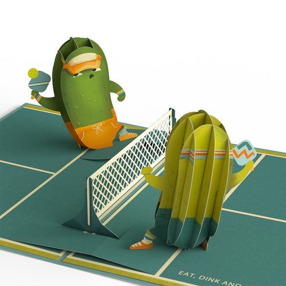 Pickleball Birthday Baller Pop-Up Card