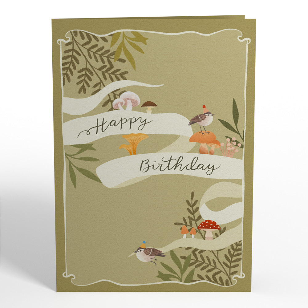 Woodland Birthday Party Pop-Up Card