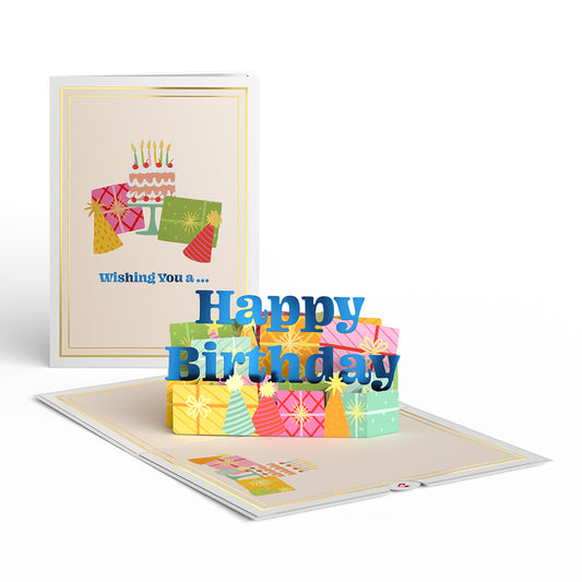 Wishing You a Happy Birthday Pop-Up Card