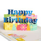 Wishing You a Happy Birthday Pop-Up Card & Bouquet Bundle