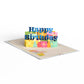 Wishing You a Happy Birthday Pop-Up Card & Bouquet Bundle