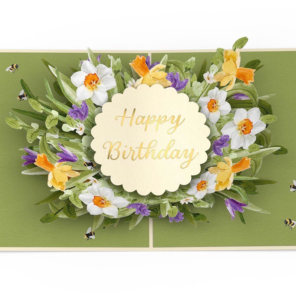 Birthday in Bloom Pop-Up Card