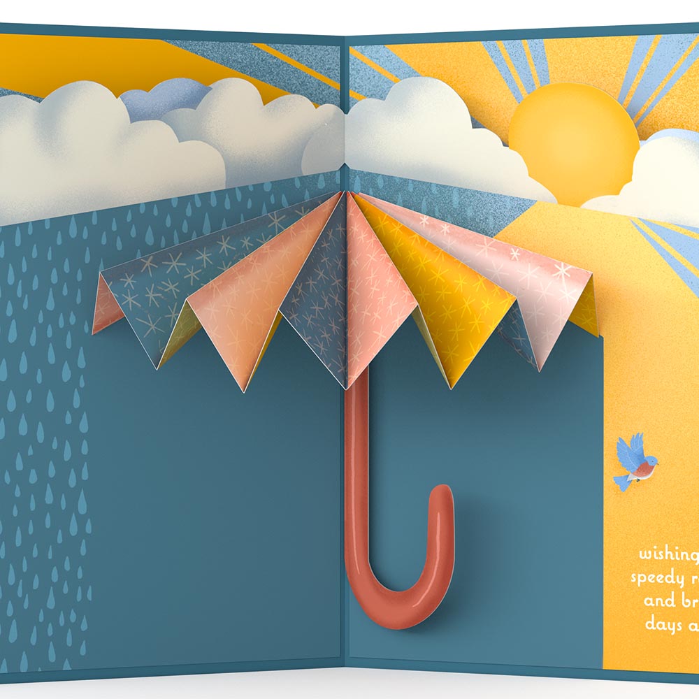 Wishing You Brighter Days Ahead Pop-Up Card