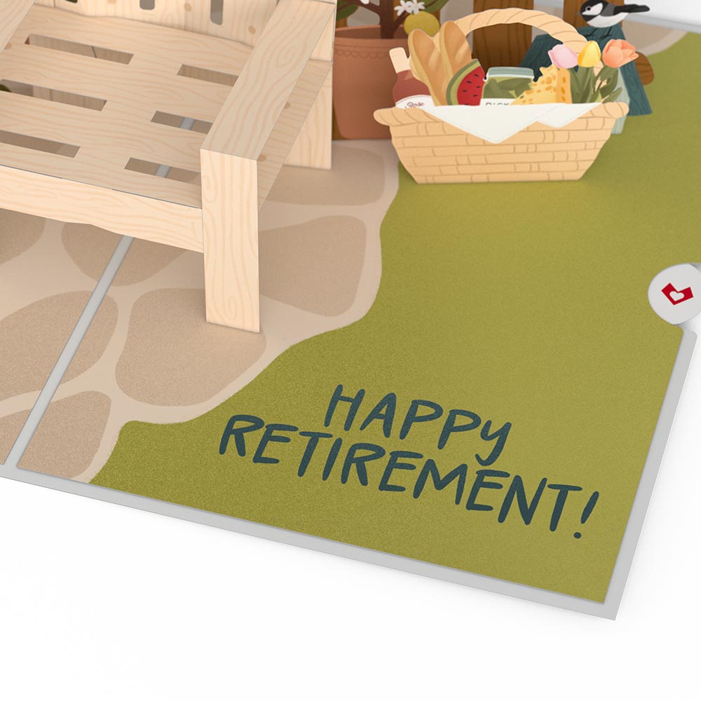 Take It Easy Retirement Pop-Up Card