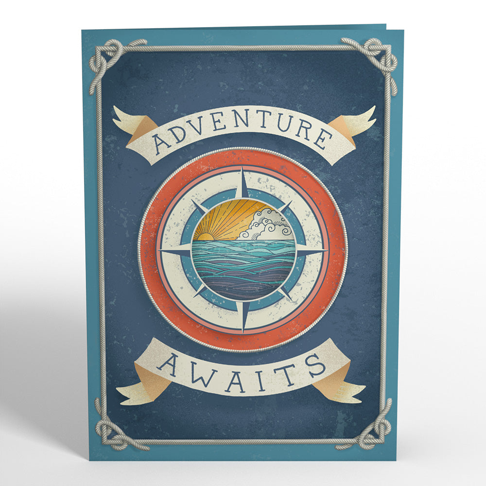 Adventure Awaits Retirement Pop-Up Card