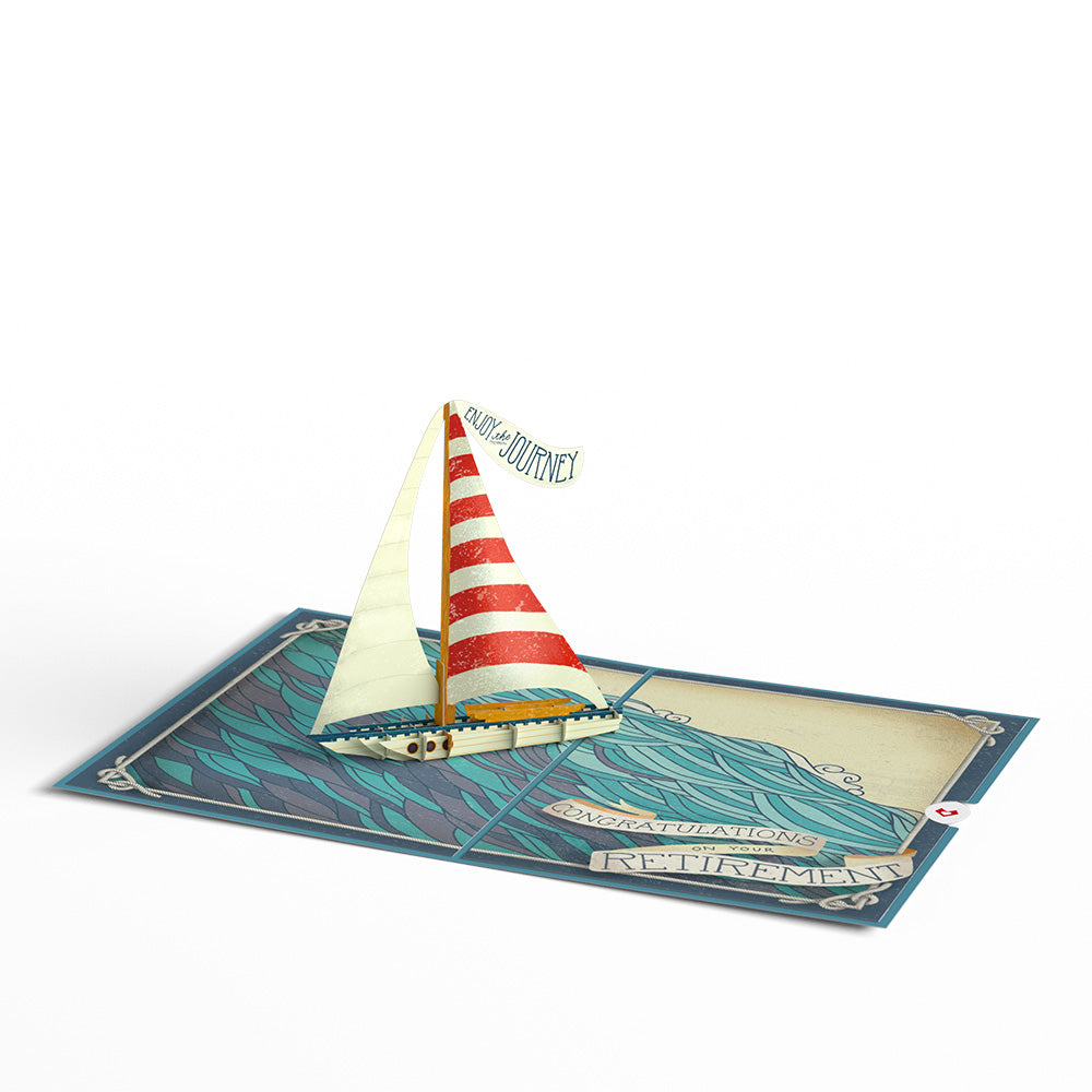 Adventure Awaits Retirement Pop-Up Card