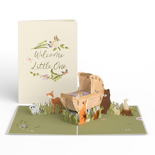 Welcome Little One New Baby Pop-Up Card