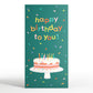 Happy Birthday to You! Confetti Cake Money Holder
