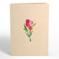 Cheerful Tulips Pop-Up Card