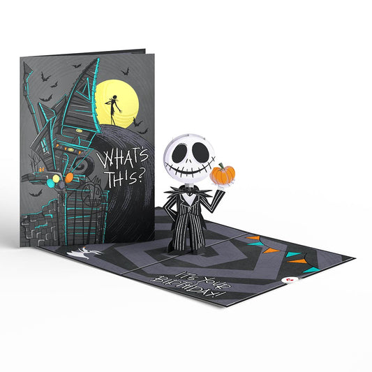 Disney Tim Burton's The Nightmare Before Christmas Jack Skellington Birthday Pop-Up Card