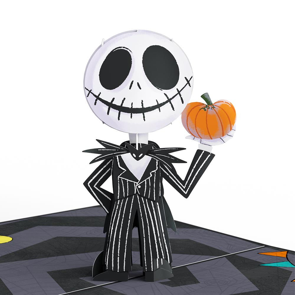 Disney Tim Burton's The Nightmare Before Christmas Jack Skellington Birthday Pop-Up Card