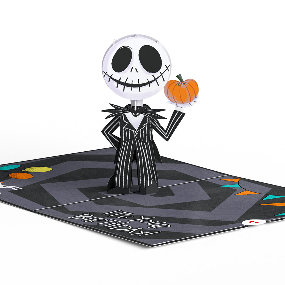 Disney Tim Burton's The Nightmare Before Christmas Jack Skellington Birthday Pop-Up Card