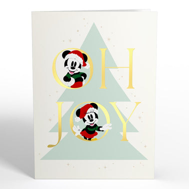 Disney's Mickey Mouse Oh Joy Christmas Pop-Up Card