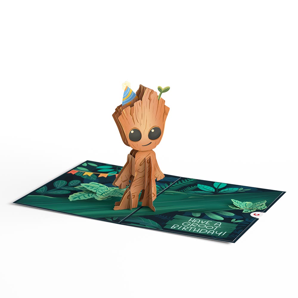 Marvel's Guardians of the Galaxy Groot Year of Growth Birthday Pop-Up Card