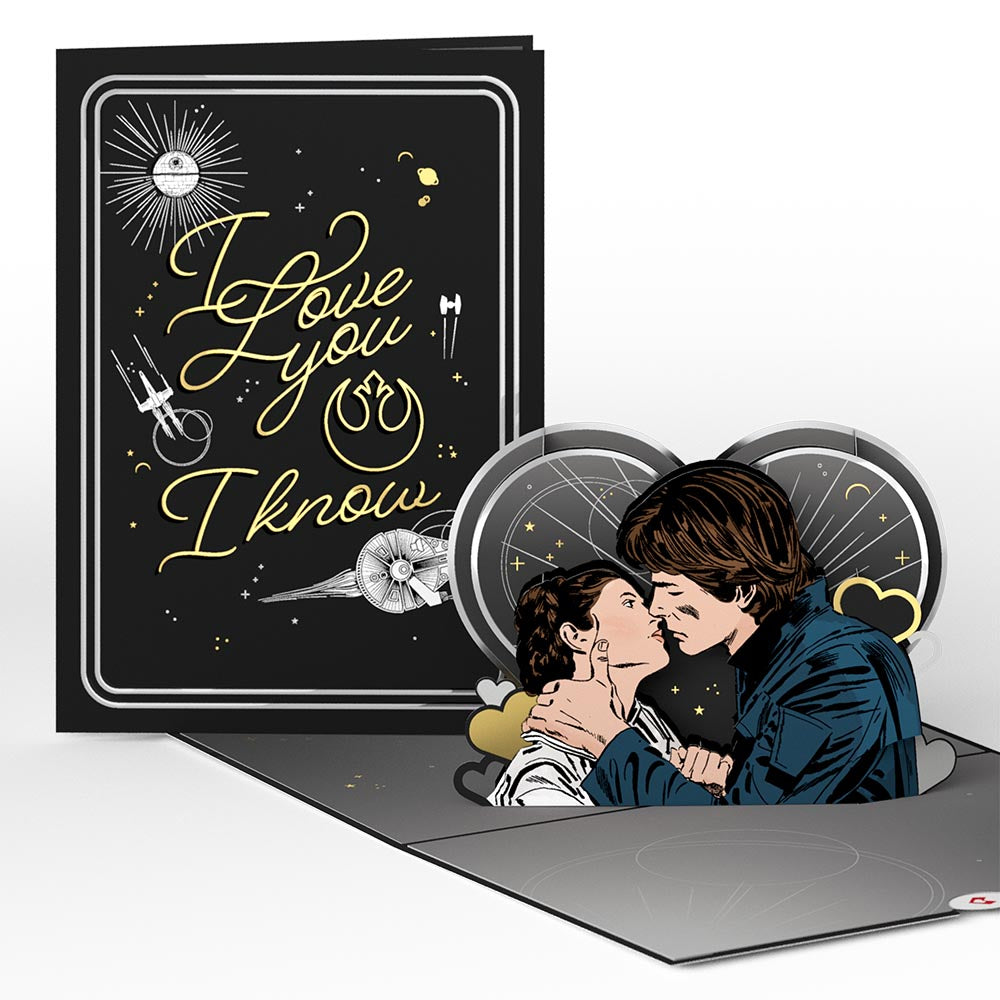 Star Wars™ Han Solo & Leia Love Pop-Up Card