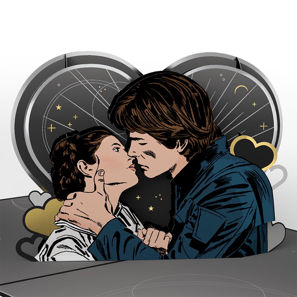 Star Wars™ Han Solo & Leia Love Pop-Up Card