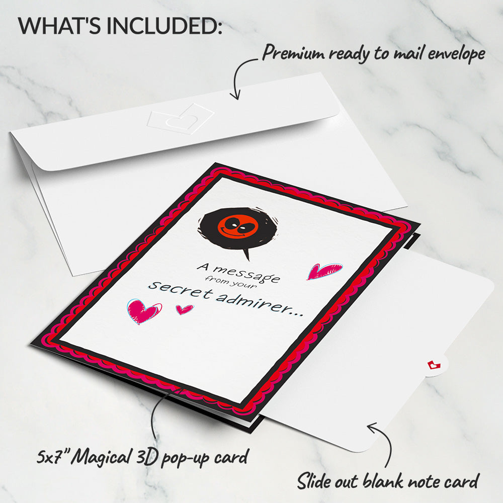 Marvel’s Deadpool Secret Admirer Valentine’s Day Pop-Up Card