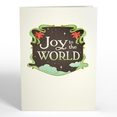 Joy to the World Christmas Angel Pop-Up Card