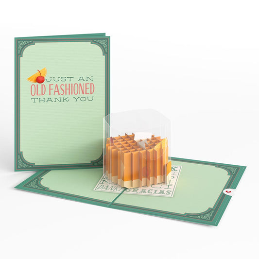 Old Fashioned Thank You Pop-Up Card