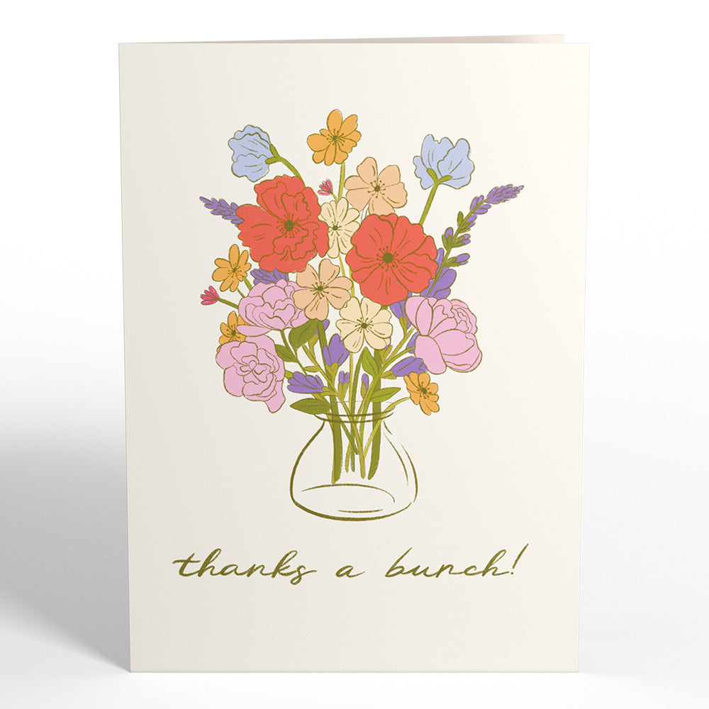 Thanks a Bunch Bouquet Pop-Up Card