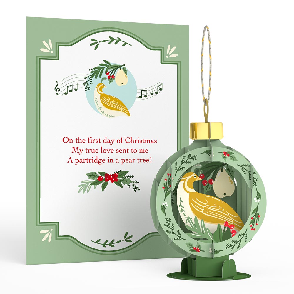 12 Days of Christmas Merry Ornament Set