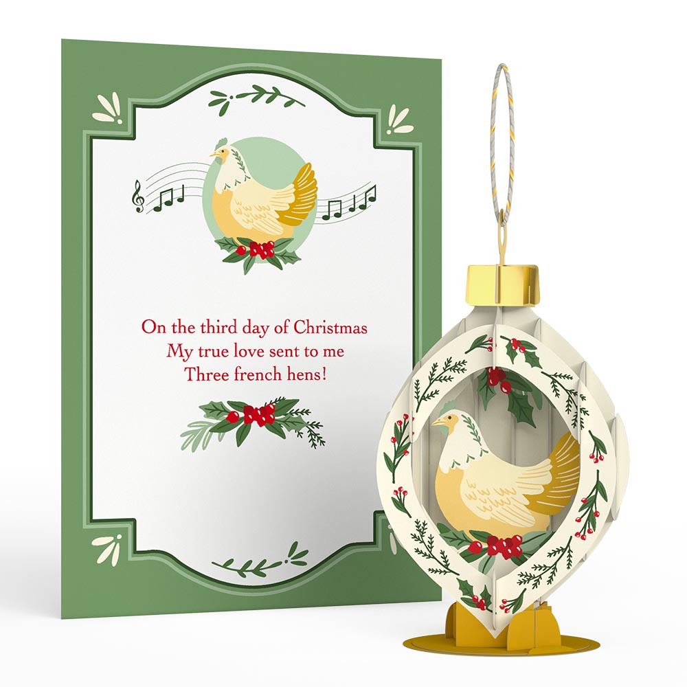 12 Days of Christmas Merry Ornament Set