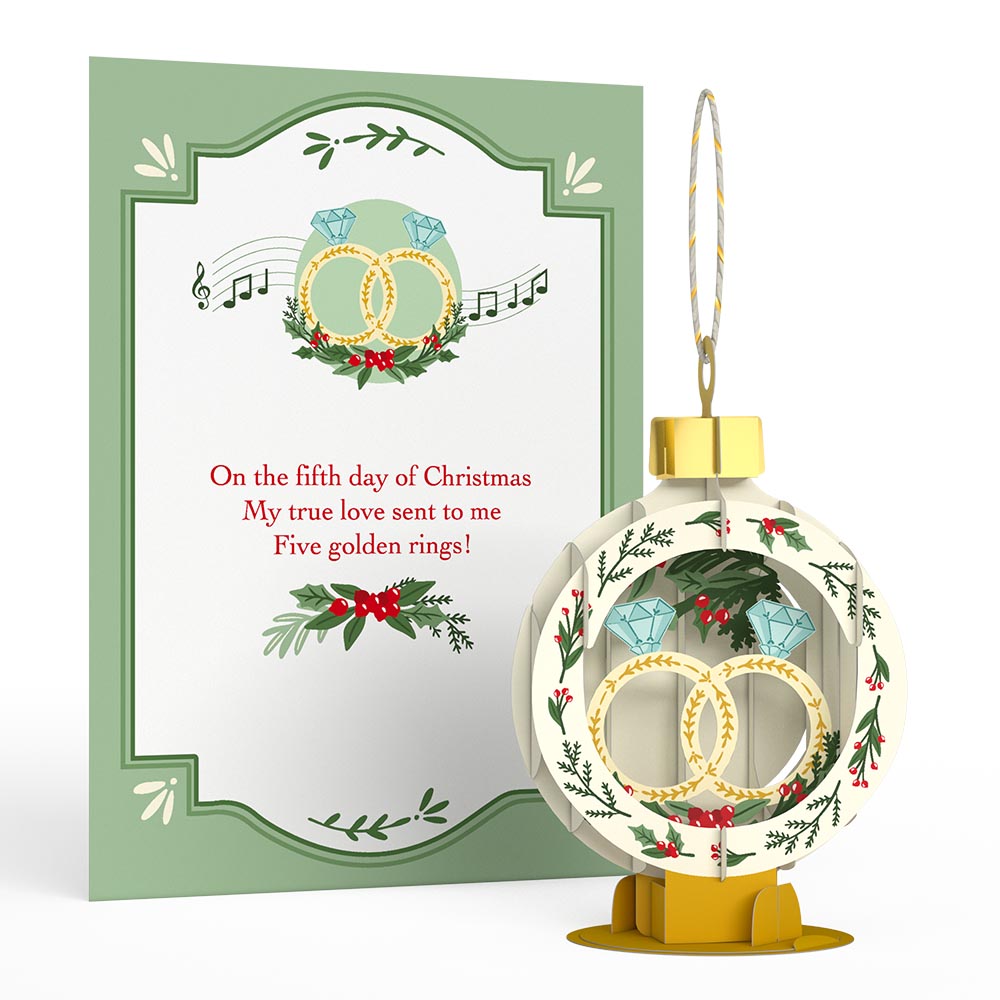 12 Days of Christmas Merry Ornament Set