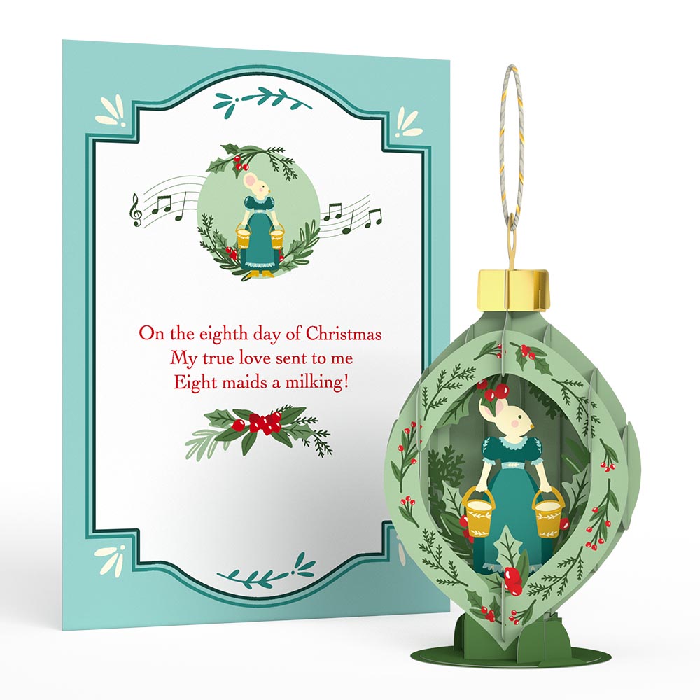 12 Days of Christmas Merry Ornament Set