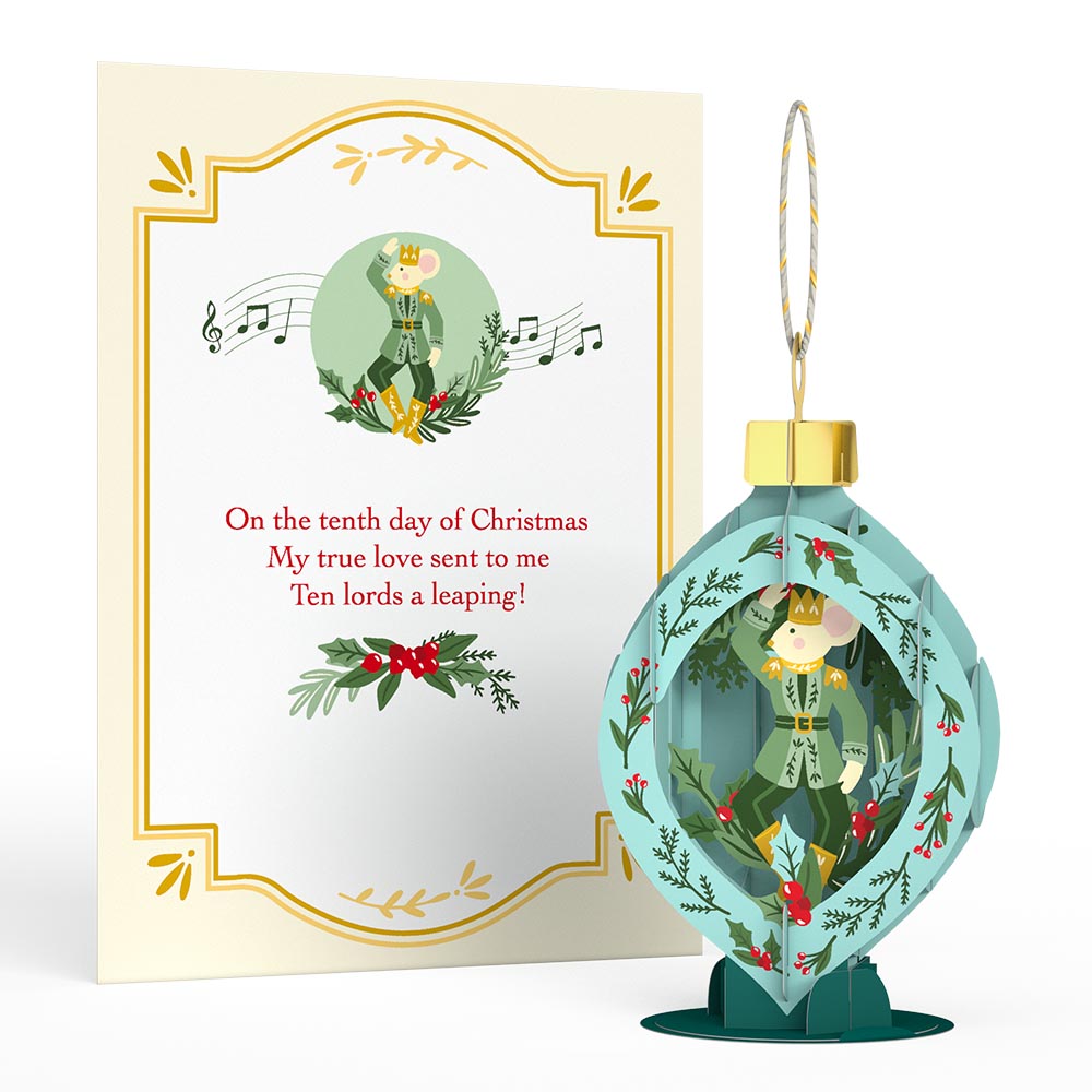 12 Days of Christmas Merry Ornament Set