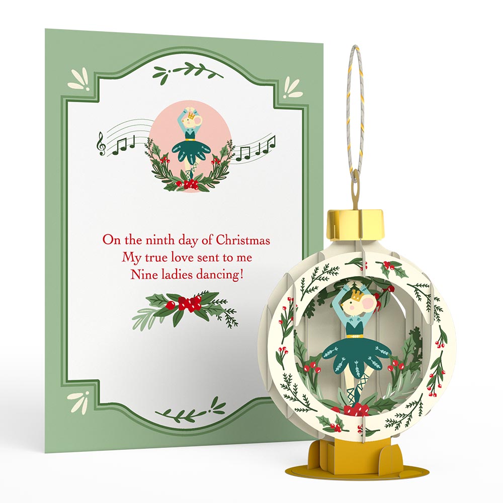 12 Days of Christmas Merry Ornament Set