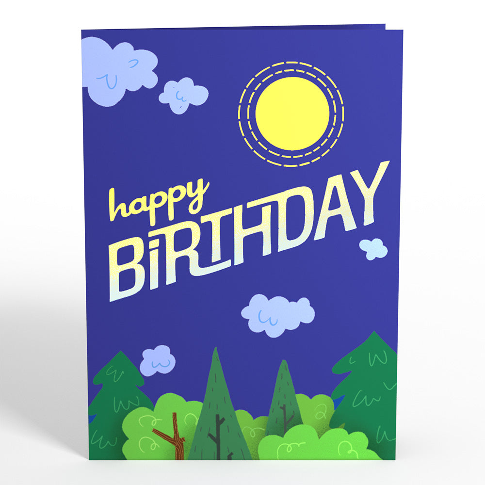 Bigfoot Legendary Birthday Pop-Up Card