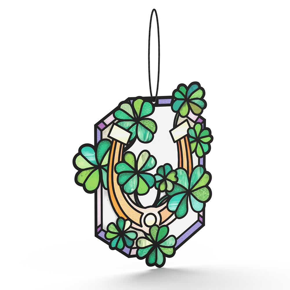 Lucky Shamrock Suncatcher Card