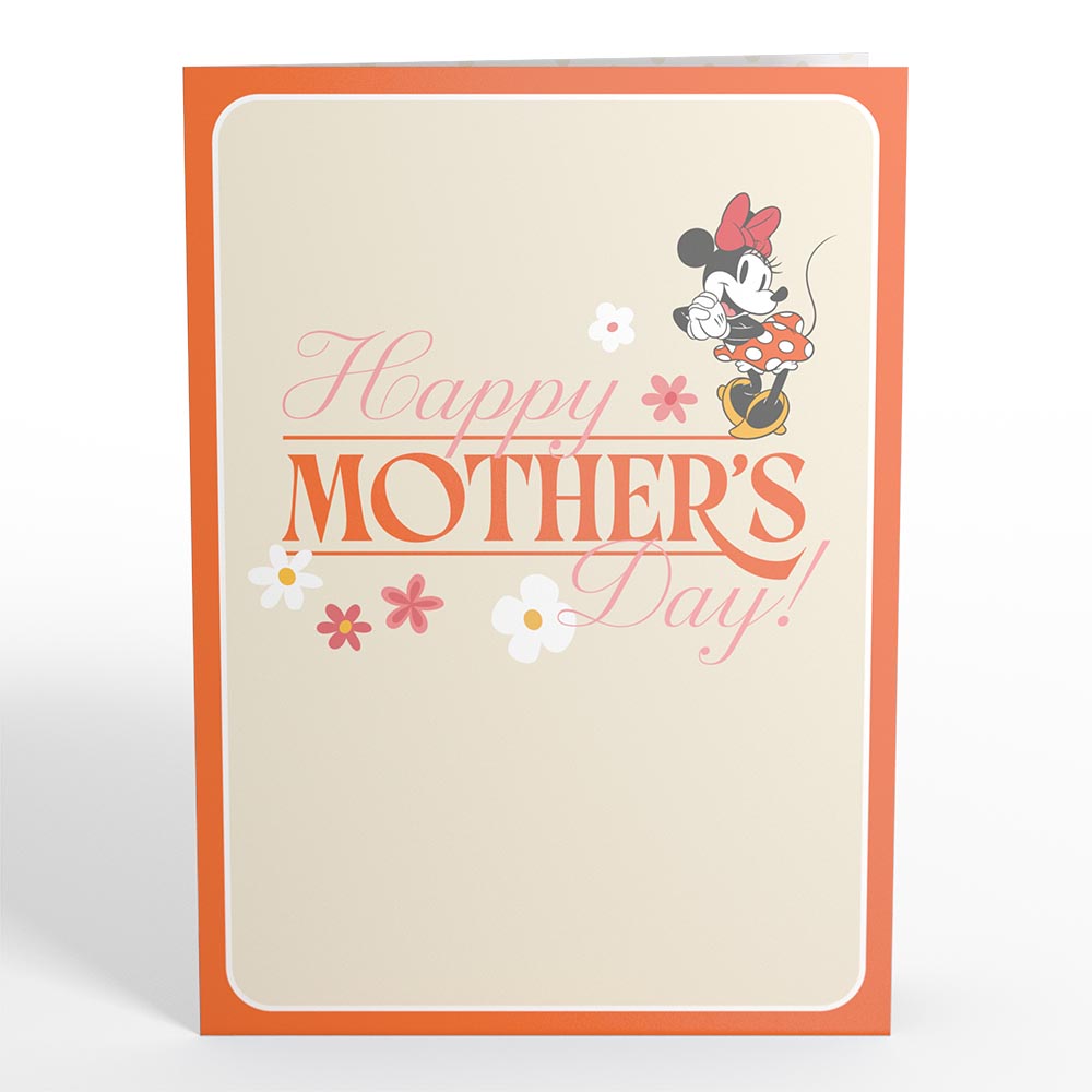 Disney’s Minnie Mouse Mother’s Day Card with Mini Bouquet – Lovepop