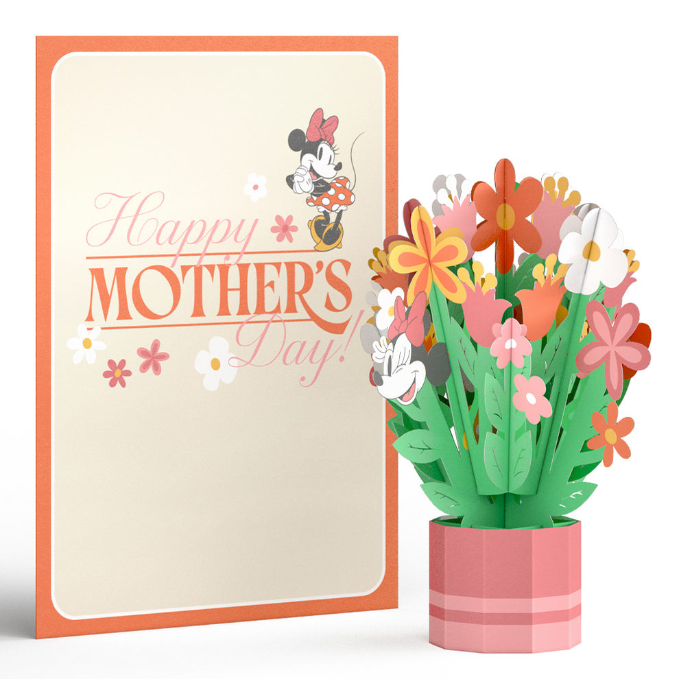 Disney’s Minnie Mouse Mother’s Day Card with Mini Bouquet – Lovepop